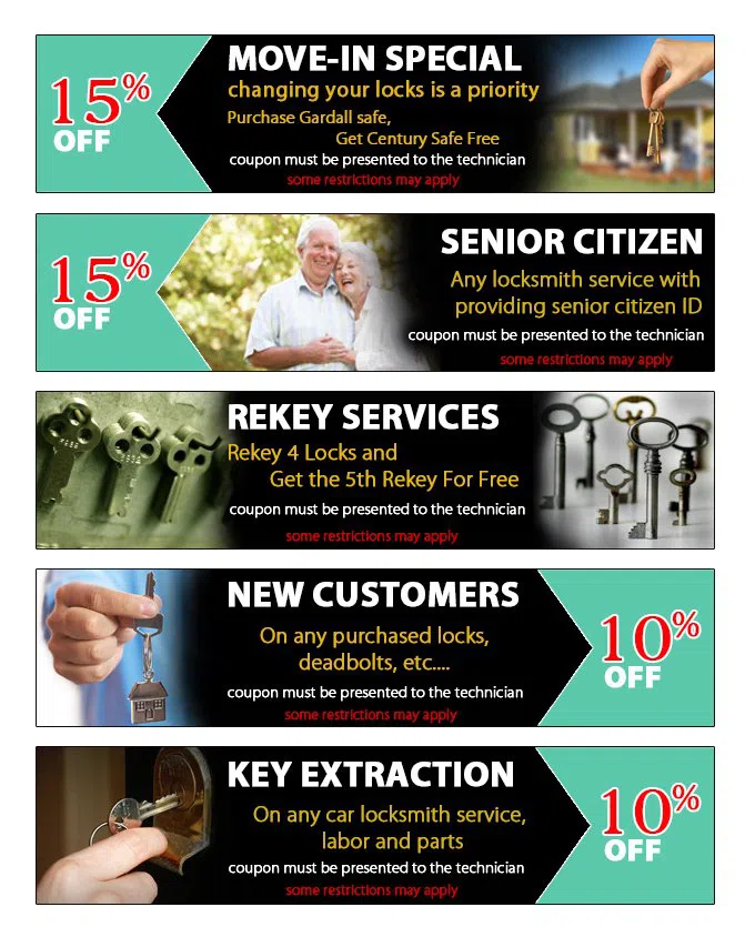 Miami Local Locksmith Miami, FL 305-704-9903 - coupon23-set-five